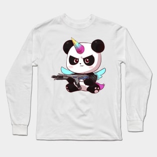 Unicorn Panda Long Sleeve T-Shirt